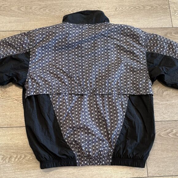 Vintage Nike Nylon Swoosh Logo Jacket Womens Large Outerwear Streetwear - Picture 8 of 10